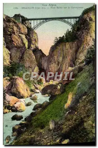 Cartes postales Les Alpes Briancon Pont Baldy sur la Cerveyrette