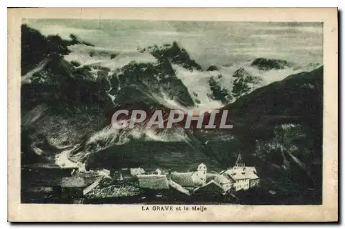 Cartes postales La Grave et la Meije