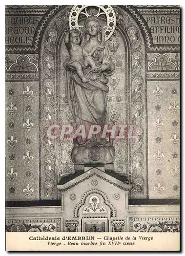 Ansichtskarte AK Cathedrale d'Embrun Chapelle de la Vierge