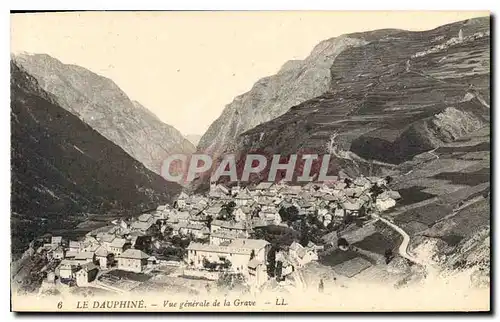 Cartes postales Le Dauphine Vue generale de la Grave