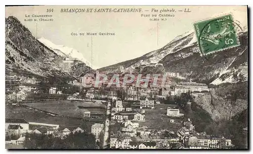 Ansichtskarte AK Briancon et Sainte Catherine Vue generale