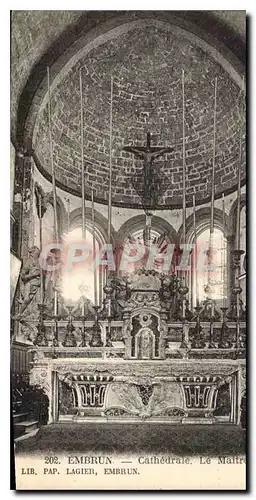 Cartes postales Embrun Cathedrale Le Maitre