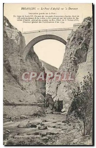 Cartes postales Briancon Le Pont d'Asfeld sur la Durance