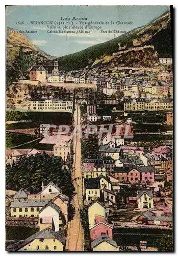 Cartes postales Briancon Vue generale et la Chaussee