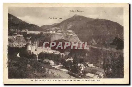 Cartes postales Briancon pris de la route de Grenoble