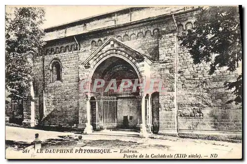 Cartes postales Embrun Porche de la Cathedrale