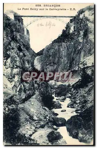 Cartes postales Briancon Le Pont Baldy sur la Cerveyrette