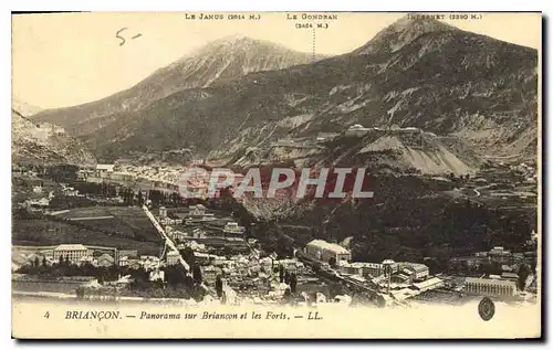 Ansichtskarte AK Briancon Panorama sur Briancon et les Forts