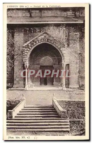 Ansichtskarte AK Embrun Portail de la Cathedrale