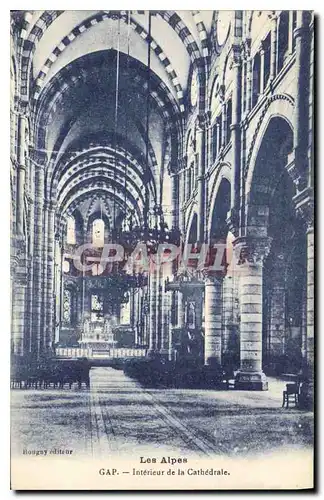 Cartes postales Gap Interieur de la Cathedrale