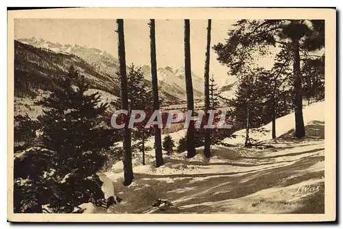 Ansichtskarte AK Briancon Vue sur la Vallee du Lautaret l'Hiver