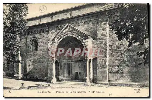 Cartes postales Embrun Porche de la Cathedrale