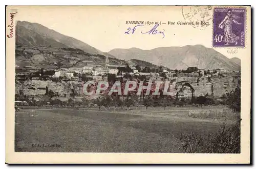 Cartes postales Embrun Vue Generale le Roc