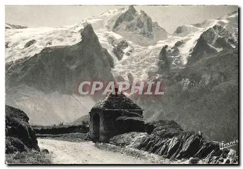 Ansichtskarte AK Briancon La Grave Oratoire du Chazelet et la Meije