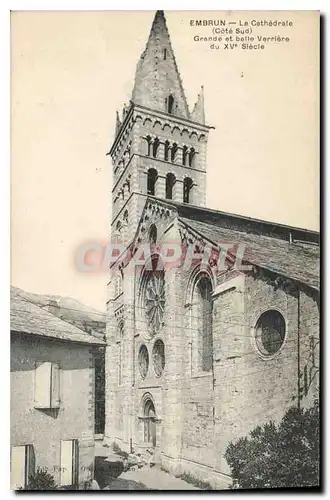 Cartes postales Embrun La Cathedrale Cote Sud