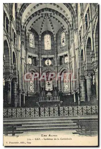 Cartes postales Gap Interieur de la Cathedrale