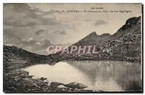 Cartes postales Queyras En montant au viso Le Lac Egourgeon