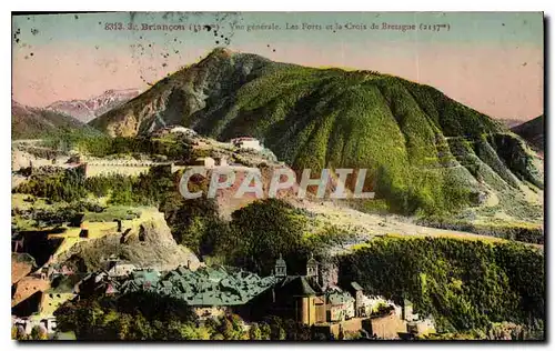 Cartes postales Briancon Vue generale Les Forts et la Croix de Bretagne