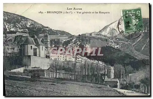 Cartes postales Briancon Vue generale et les Remparts