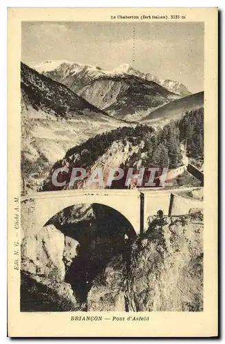 Ansichtskarte AK Briancon Pont d'Asfeld