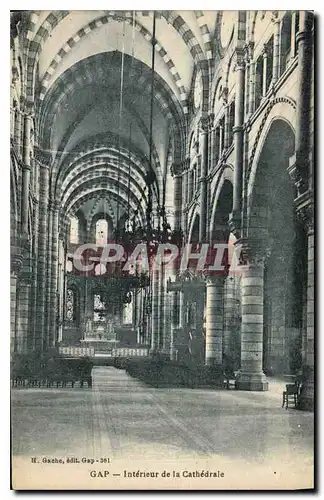 Cartes postales Gap Interieur de la Cathedrale