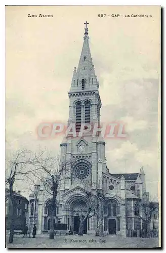 Cartes postales Gap La Cathedrale