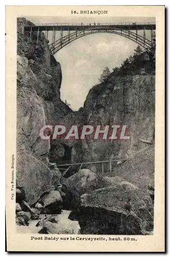 Cartes postales Briancon Pont Baldy sur la Cerveyrette