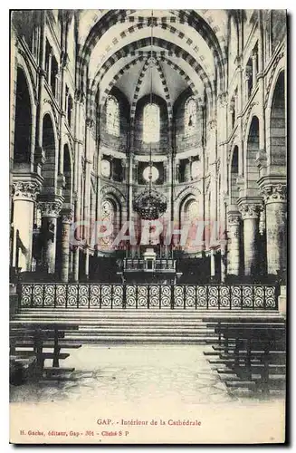 Cartes postales Gap Interieur de la Cathedrale