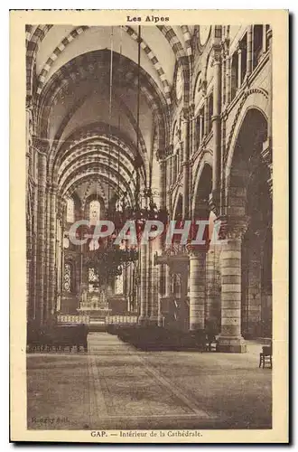 Cartes postales Gap Interieur de la Cathedrale