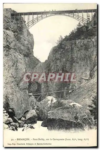 Cartes postales Briancon Pont Baldy sur la Cerveyrette
