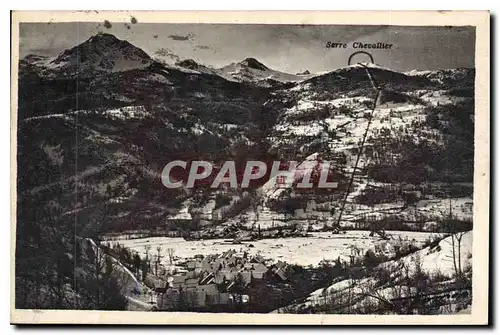 Cartes postales Chantemerle et Villar Late Hautes Alpes Les pistes de Serre Chevallier et de Serre Ratier