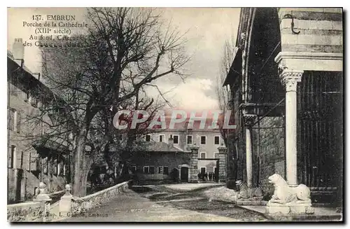 Cartes postales Embrun Porche de la Cathedrale