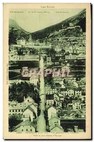 Cartes postales Briancon Vue generale et le Chaussee