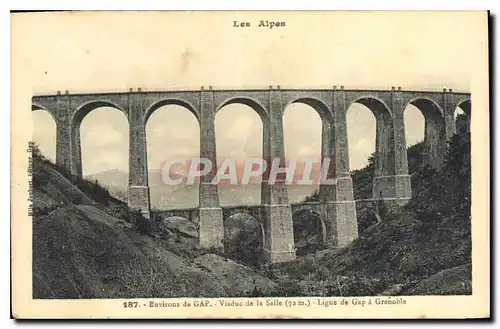 Cartes postales Environs de Gap Viaduc de la Salle Ligue de Gap a Grenoble