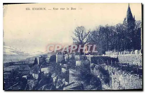 Cartes postales Embrun Vue sur le Roc