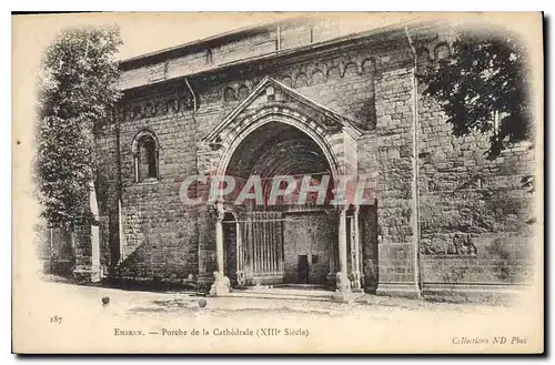 Ansichtskarte AK Embrun Porche de la Cathedrale