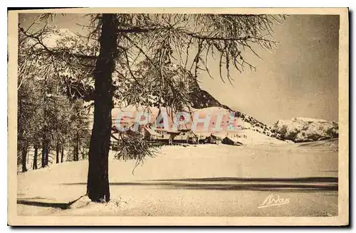 Cartes postales Montgenevre L'Hiver Vue generale