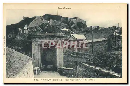 Cartes postales Briancon Porte Pignerol et Fort du Chateau