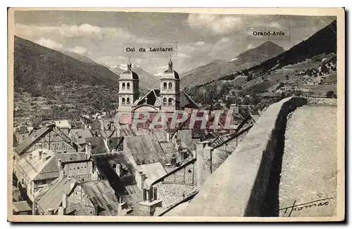 Ansichtskarte AK Briancon Le Clocher et les toits vus du chemin de ronde