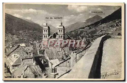 Cartes postales Briancon Le Clocher et les toits vus du chemin de ronde