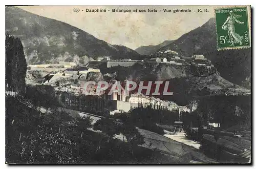 Cartes postales Dauphine Briancon et ses forts Vue generale
