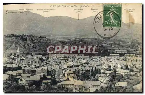 Cartes postales Gap Vue generale