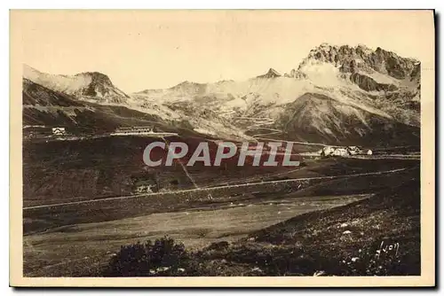 Cartes postales Les Alpes Col du Lautaret La route en lacets vers le Col du Galibier