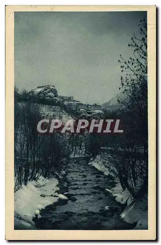 Cartes postales Briancon en hiver Htes Alpes La Durance la Citadelle