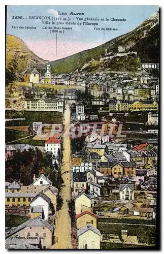 Cartes postales Briancon Vue generale et le Chaussee
