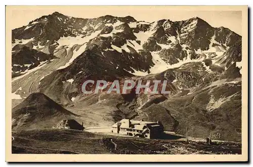 Ansichtskarte AK Les Alpes Col du Lautaret Chalet du PLM et Massif du Combeynot