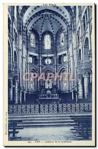 Cartes postales Gap Interieur de la Cathedrale