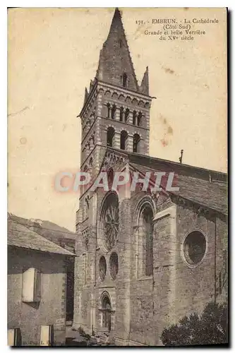 Cartes postales Embrun La Cathedrale Cote Sud