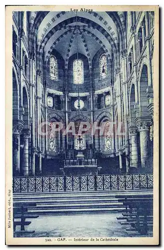 Cartes postales Gap Interieur de la Cathedrale
