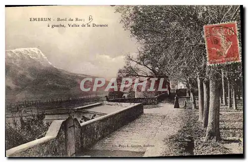 Ansichtskarte AK Embrun Bord du Roc a gauche Vallee de la Durance